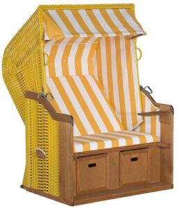 Strandkorb Rustikal 250 Basic - 600 gelb